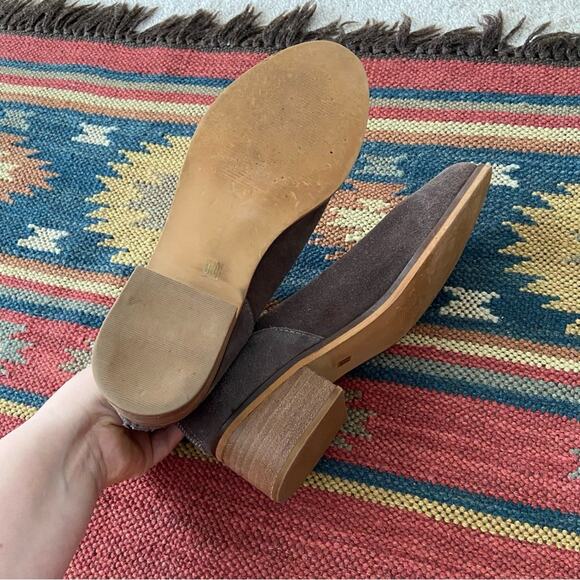 Steve Madden Legally Taupe Brown Suede Slouch Ankle Boots Size 9 - Picture 2 of 6